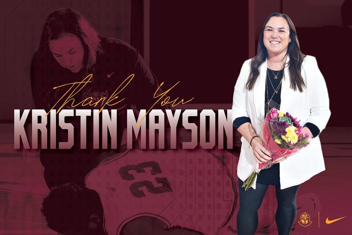 head athletic trainer Kristin Mayson