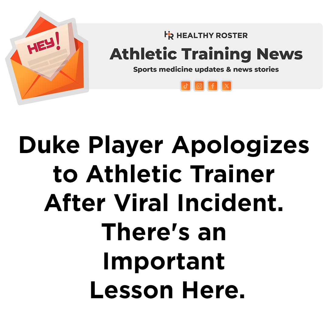 Duke Player Apologies After Incident with Athletic Trainer